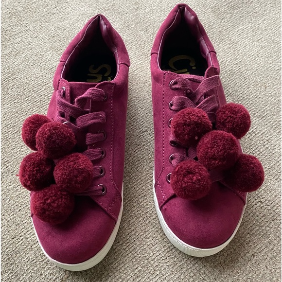 Circus By Sam Edelman Carmela Sneakers Women's Shoes Size 6.5  Cranberry Red - Picture 4 of 7